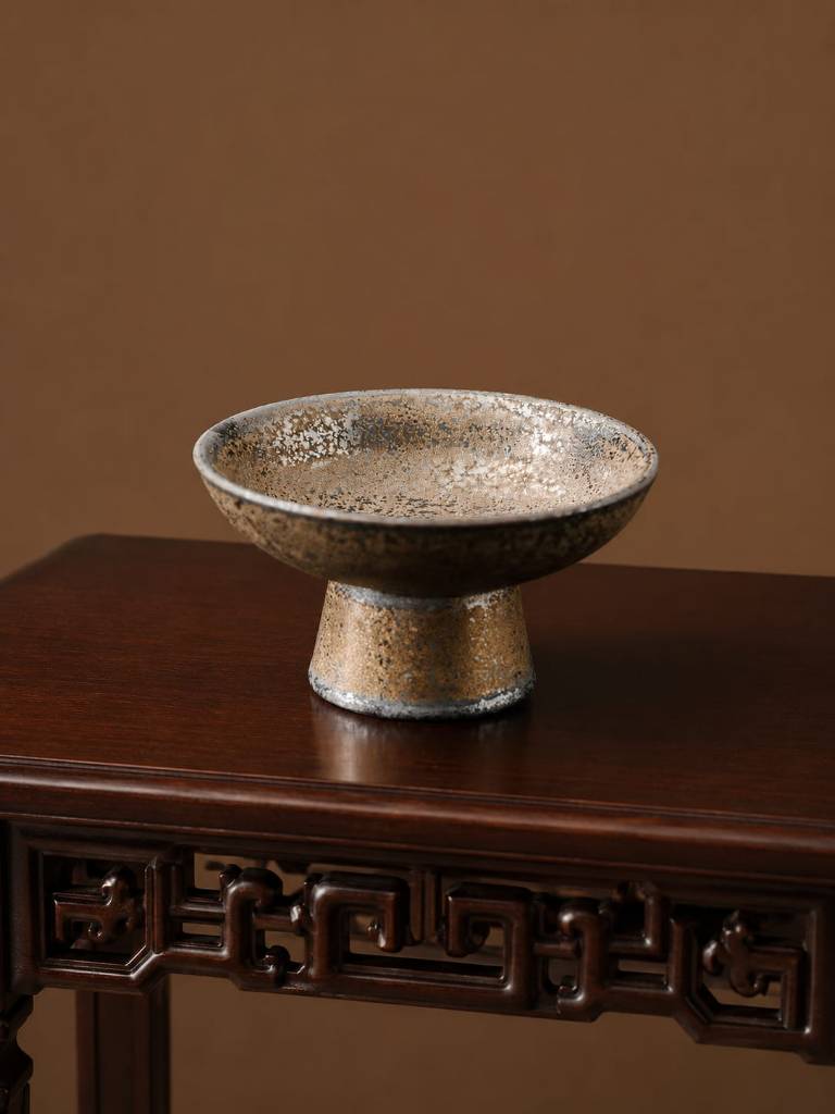 Bowl Elevado de Cerâmica Rústica