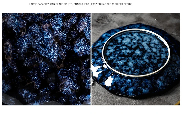 Louça Japonesa Azul Marinho em Cerâmica