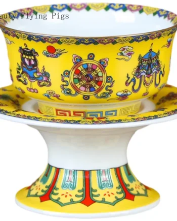 Vaso de Cerâmica Tibetana