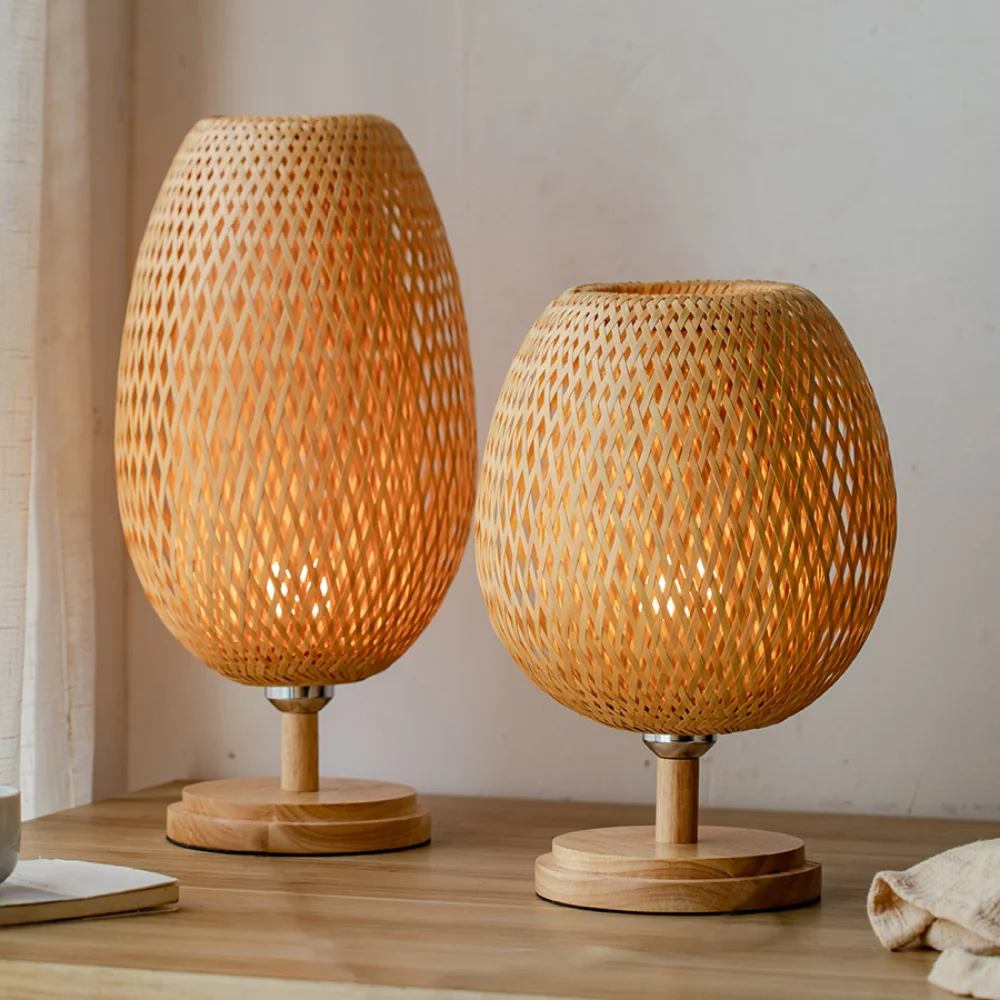 Abajur de Bambu