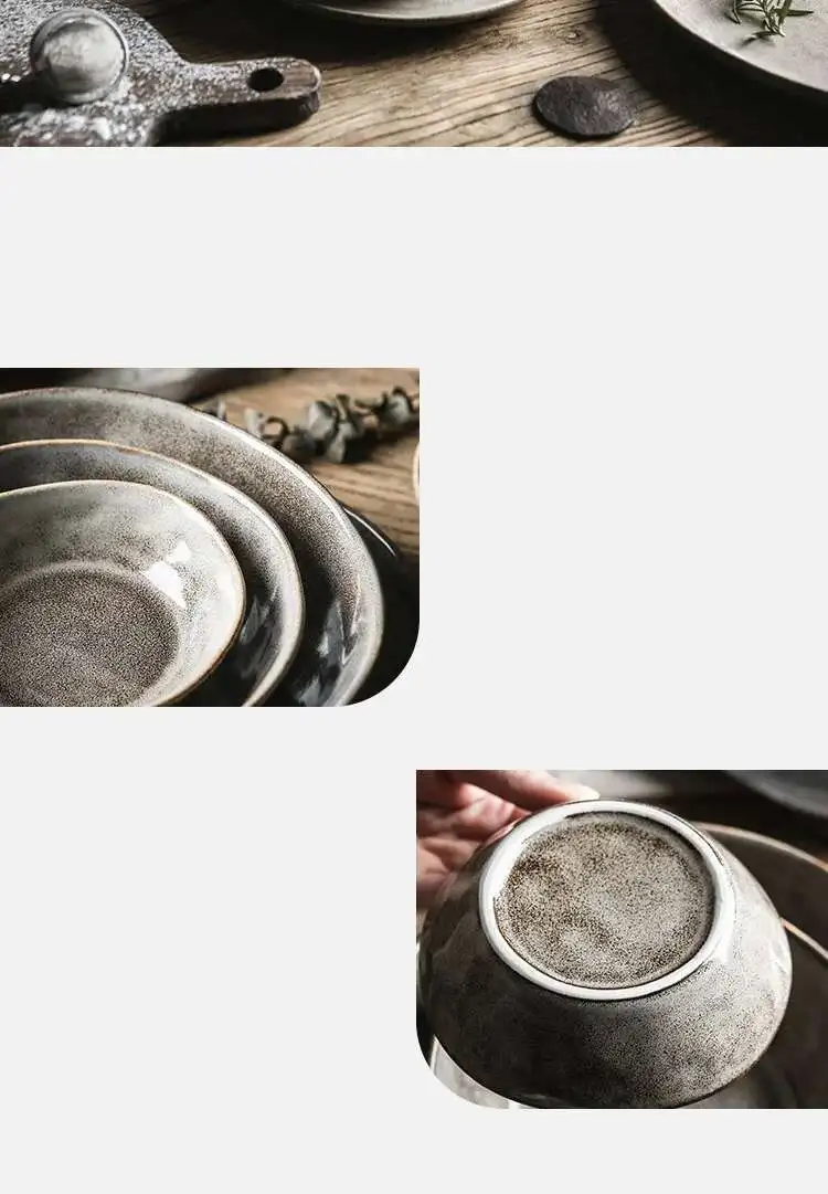 Louças de Cerâmica Estilo Wabi Sabi