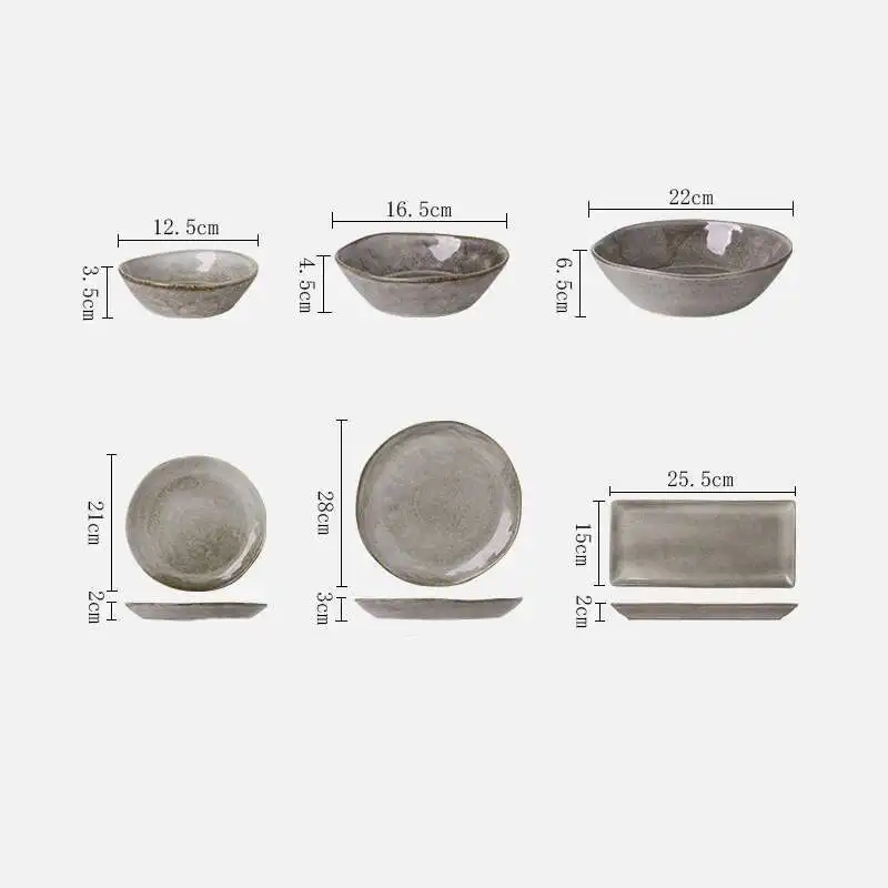 Louças de Cerâmica Estilo Wabi Sabi