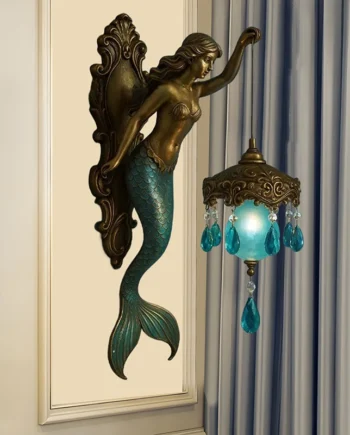 Luminária de Sereia para Parede