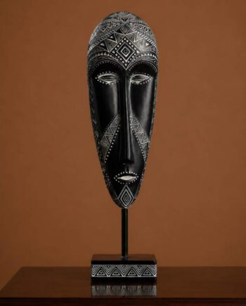 Escultura de Máscara Tribal Africana